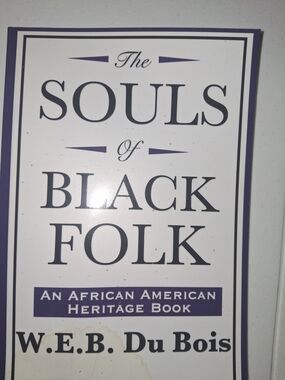 The Souls of Black Folk by W.E.B. Du Bois - White & Purple Cover